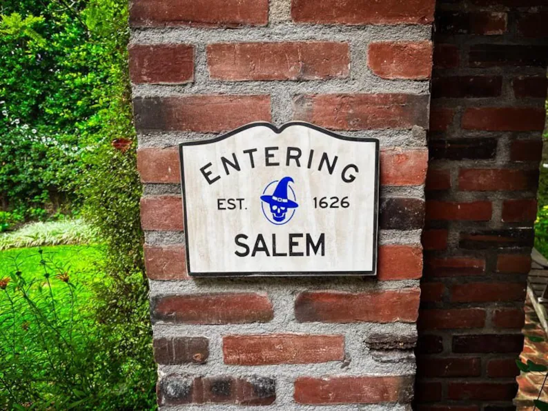 Entering Salem, est. 1626.