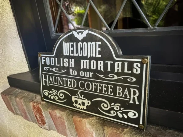 Welcome, foolish mortals, haunted coffee bar.