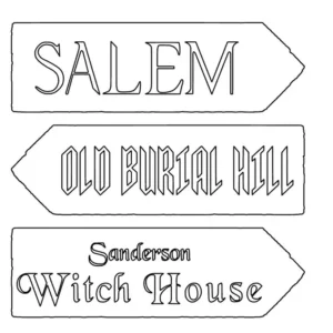 Salem, Old Burial Hill, Sanderson Witch House.