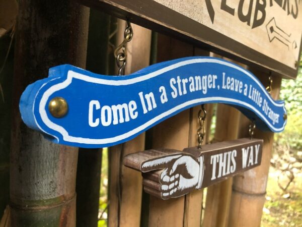 Come in, stranger, this way.