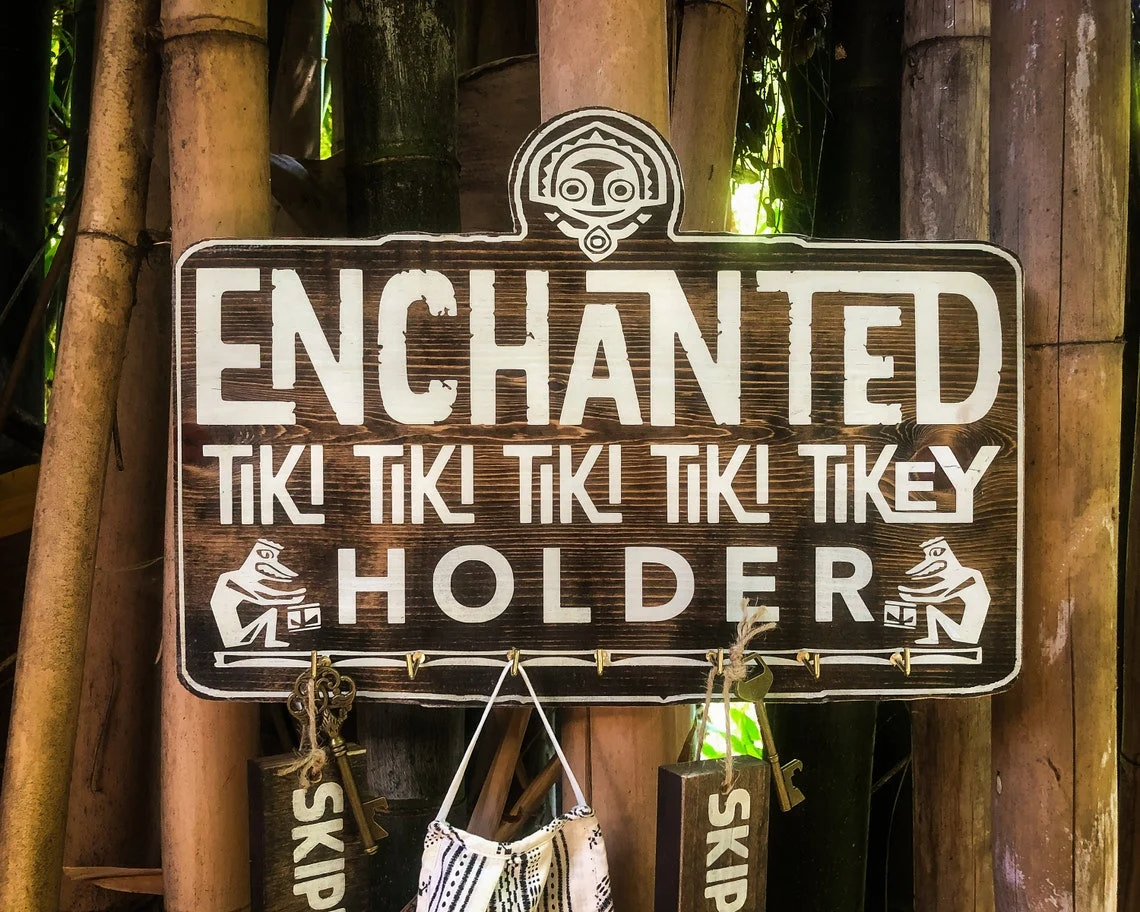 Enchanted Tiki Tiki Tiki Key Holder.