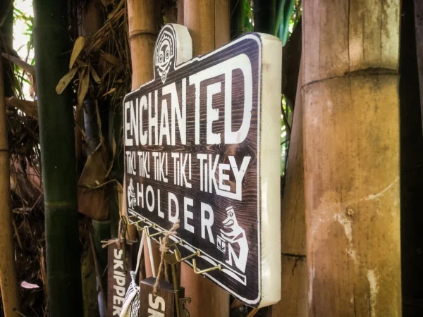 Enchanted Tiki Key Holder sign.