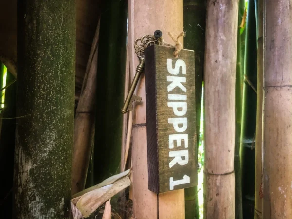 Skipper 1 key on bamboo.