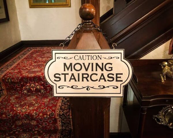 Caution: Moving Staircase ahead.