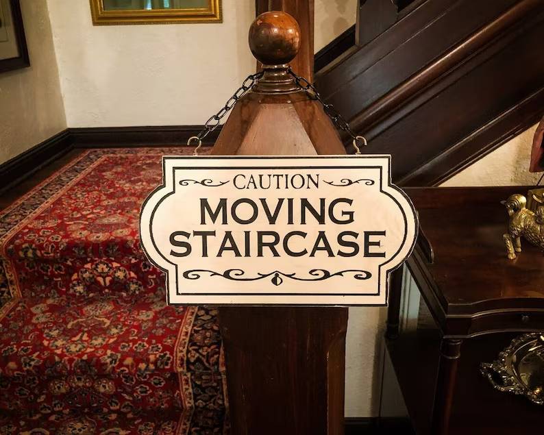 Caution: Moving Staircase ahead.