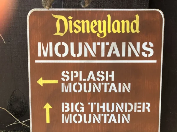 The Mountains of Disneyland, Solid Wood and Paint - Image 2