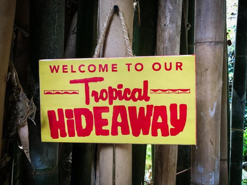 Welcome to our tropical hideaway.