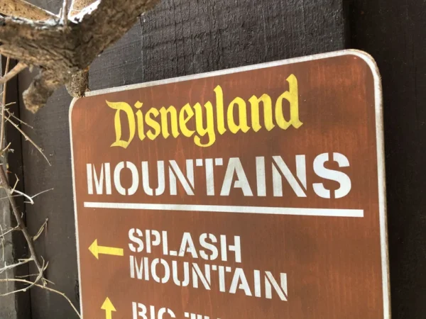 The Mountains of Disneyland, Solid Wood and Paint - Image 3