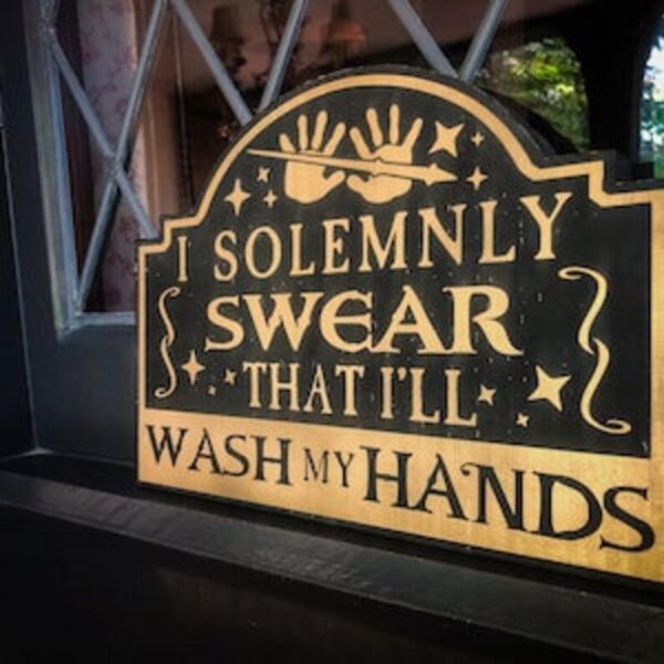 Here's an alt tag for the image: "I solemnly swear I'll wash my hands"