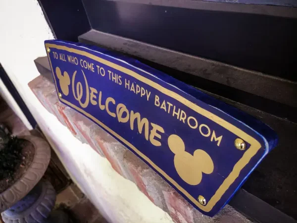 Disney Walt Quote Welcome Home Sign, Solid Wood and Paint hand crafted creation. Rustic custom colors, great gift and unique wall hanging. - Image 3