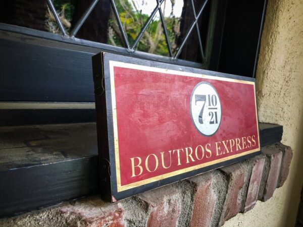 Platform 7 10/21 Boutros Express sign