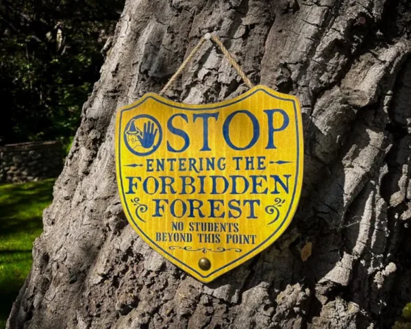 Stop! Forbidden forest, no students beyond.